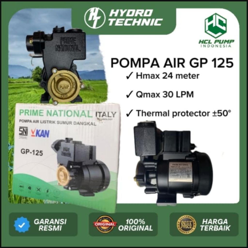 POMPA AIR NATIONAL PRIME GP 125 ITALY TECHNOLOGY