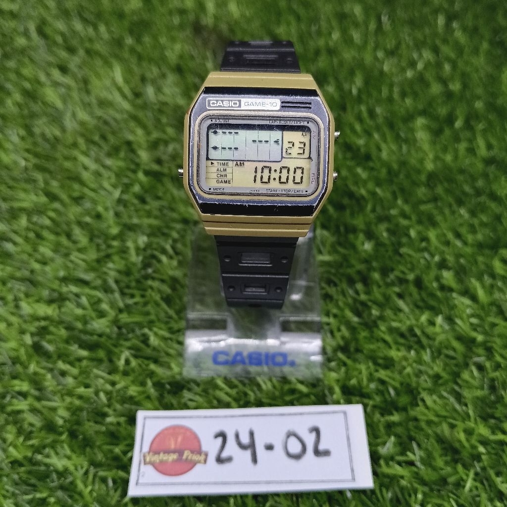 Rare Casio GM-10 Game-10 1980s Vintage Digital Watch Module 165 Japan