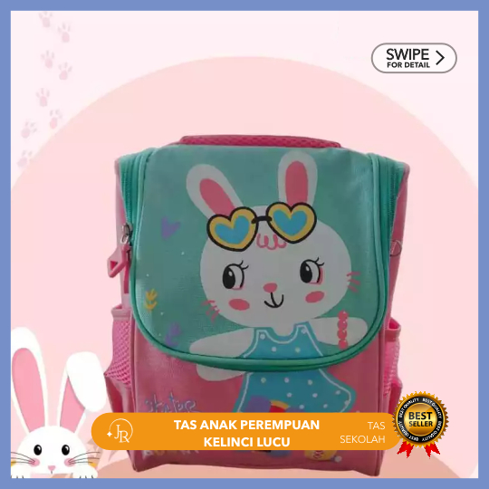 Tas Ransel Sekolah TK/Paud/SD SKATER BUNNY