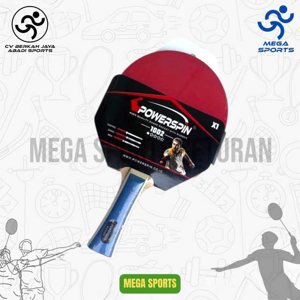 BED BAT TENIS MEJA / PINGPONG POWERSPIN 1002