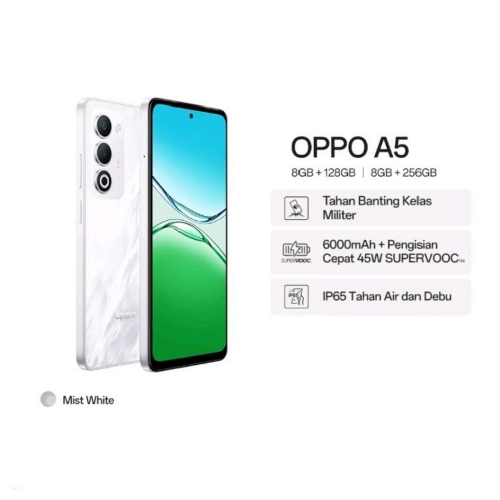 HP OPPO A5 8/128GB OPPO A5 RAM 8GB ROM 128GB RESMI OPPO INDONESIA