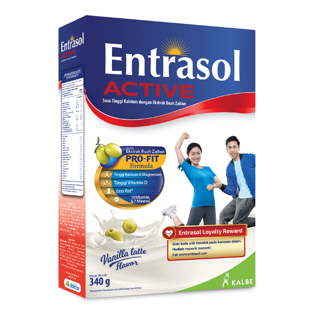 SUSU ENTRASOL ACTIVE VANILLA 340 GR