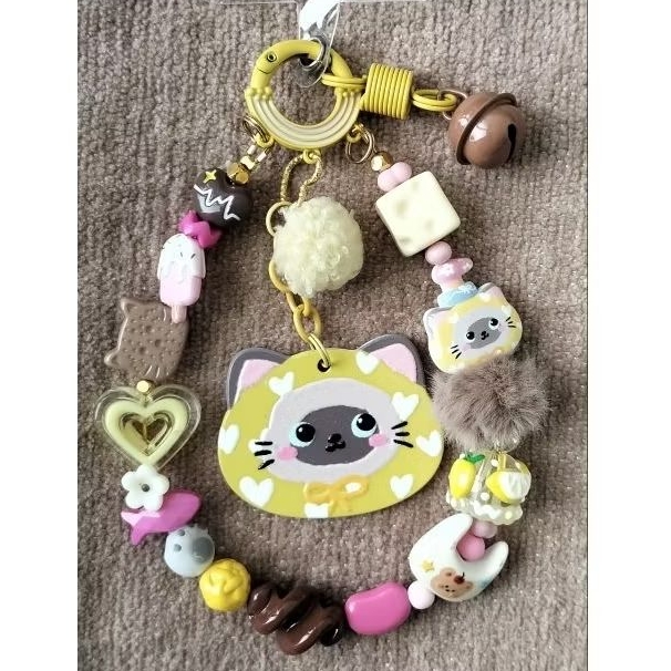 Kucing Phone strap / Keychain / Gelang Hp / Bag Charm