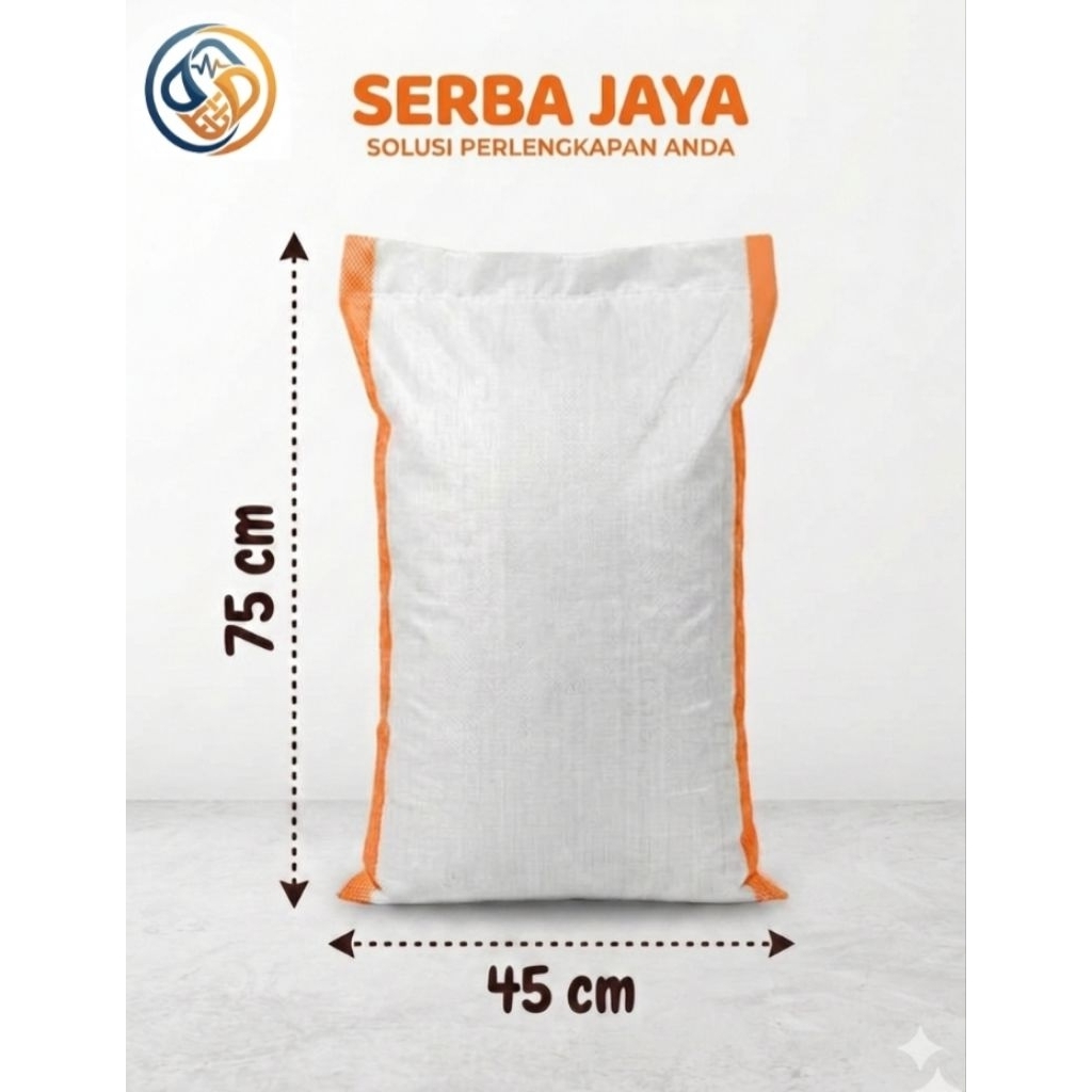 Karung Beras Plastik 25 kg (10pcs)