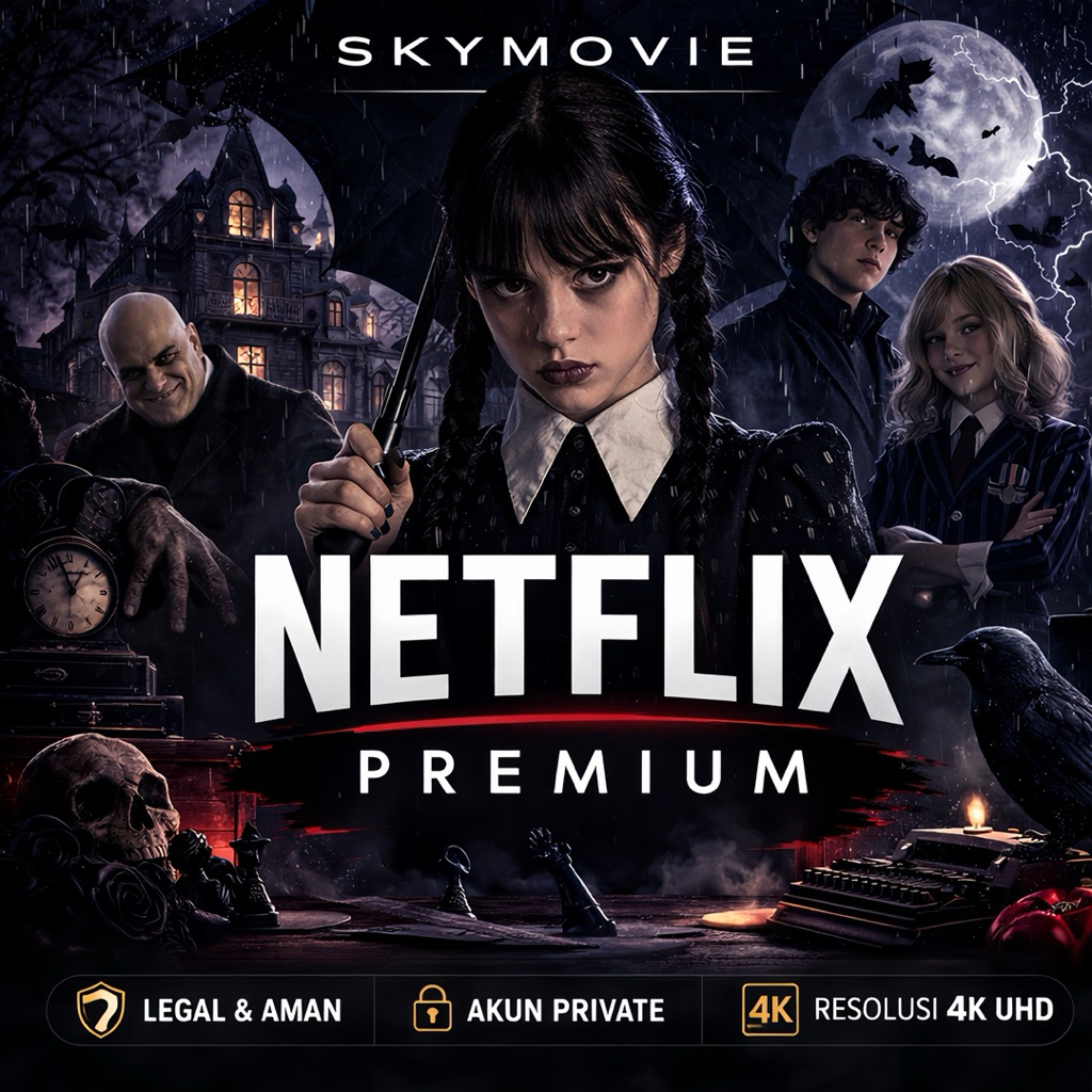 NETFLIX PREMIUM 1 BULAN PRIVAT TANPA VPN FULL GARANSI 100%
