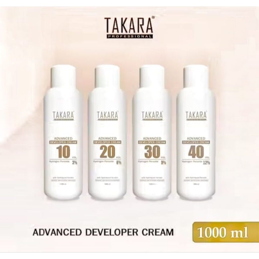 Takara Professional advanced Developer Cream 1000ml keratin - Hydrogen peroxide