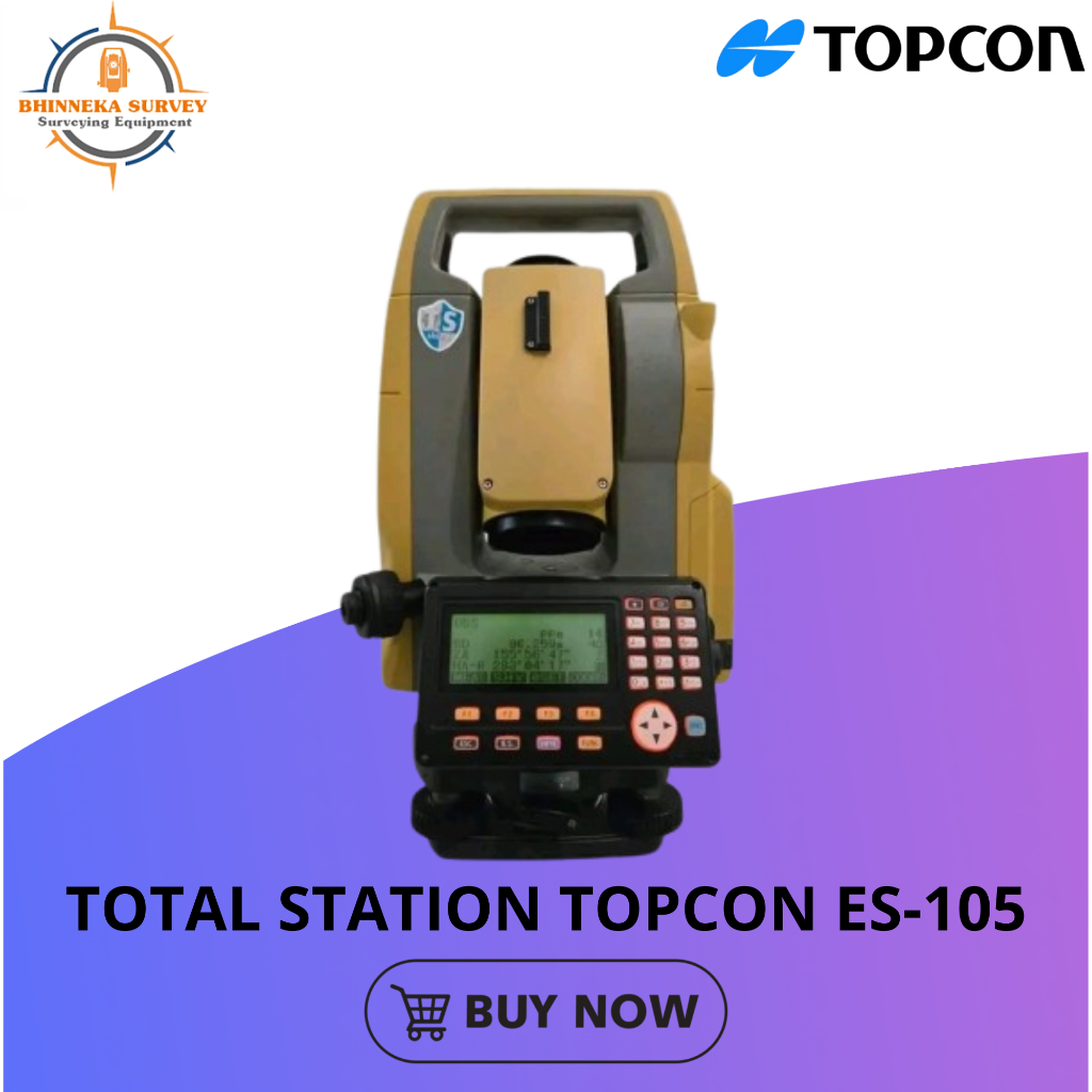 Total Station Topcon Es-105/Bekas lengkap set