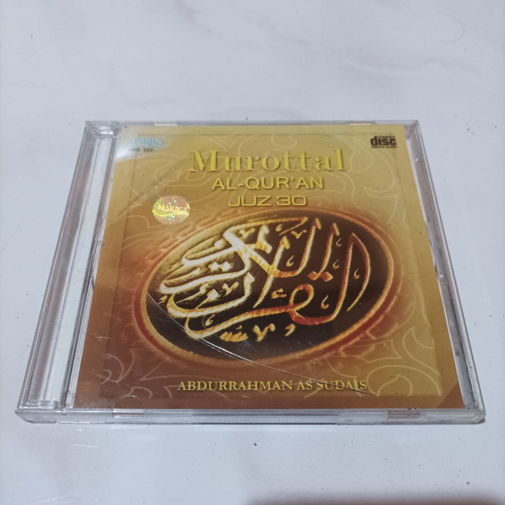 Original CD Audio Murottal Al Qur'an Juz 30 Abdurahman As Sudais