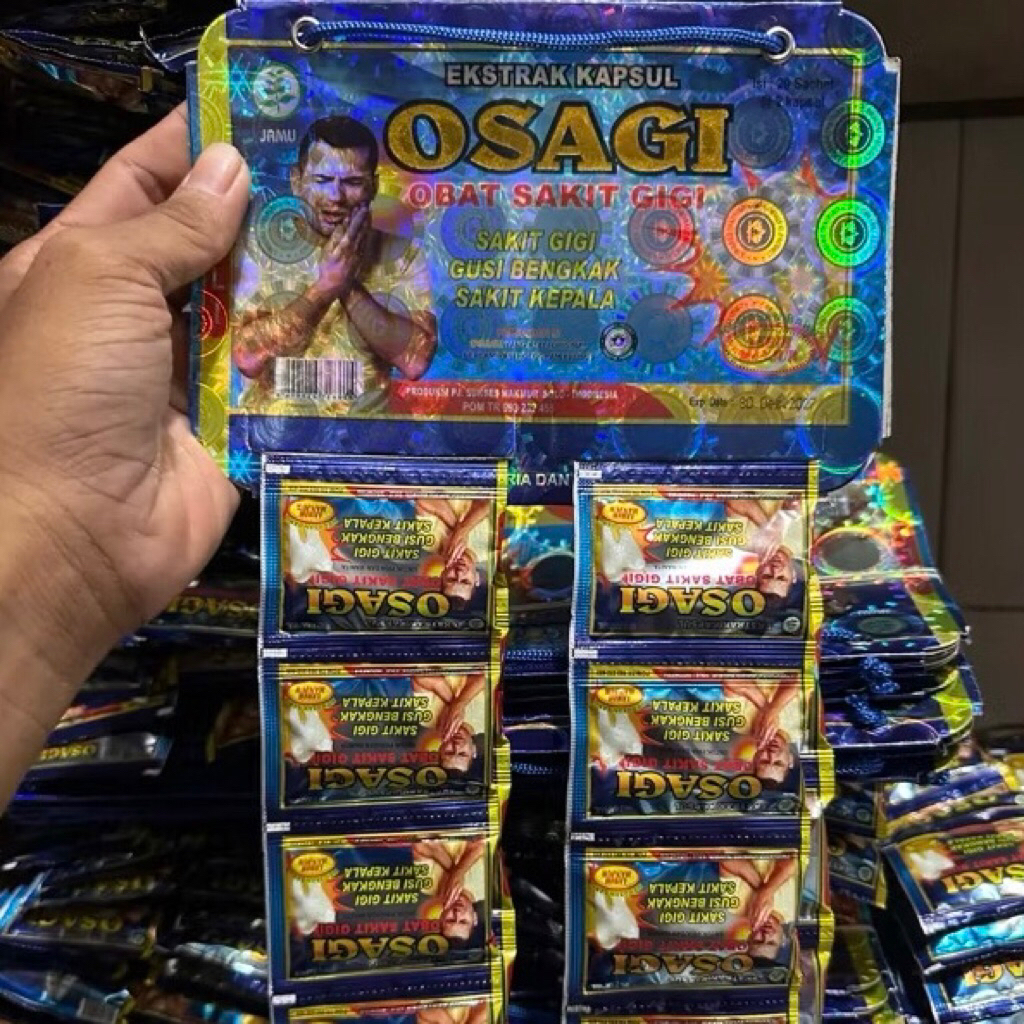 Osagi Biru Original 100% Original Obat Sakit Gigi & Gusi Bengkak