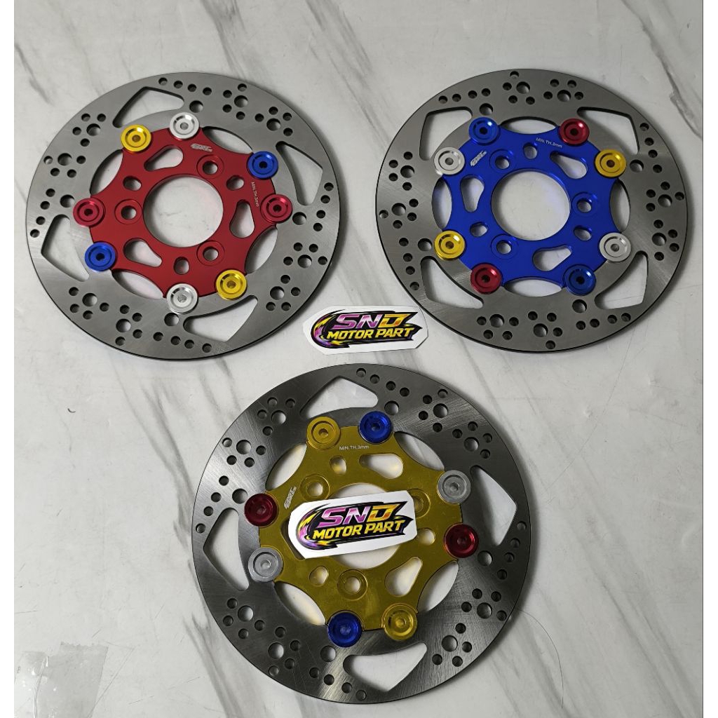 Piringan Cakram Depan Motor Mio Baut 3 Fast Bikes | Mio J Mio GT Mio Soul X Ride Mio M3 Fino 125 Mio