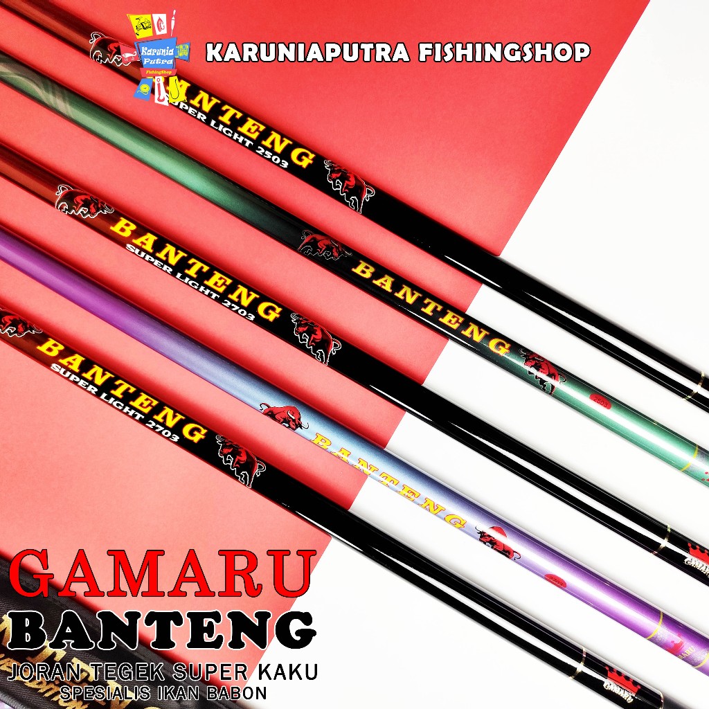 Joran Tegek Gamaru Banteng Super Hard Action Kaku