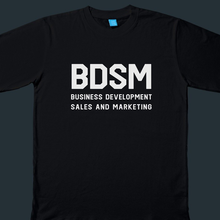 B D S M Kaos Meme Baju Katun Unisex S-2XL