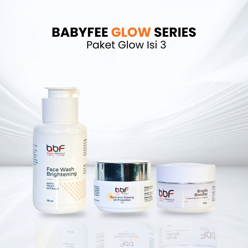 Bbf Skincare Paket Glow - Paket Glow isi 3 - Skincare Bbf isi 3 Whitening