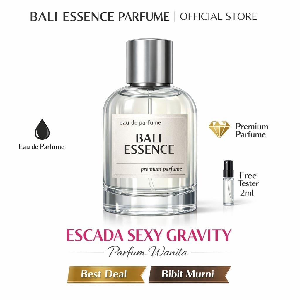 LUZI Parfum Wanita Escada Sexy Gravity EDP Tahan Lama 35ml / 50ml