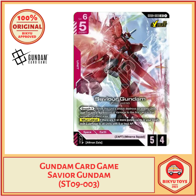 Gundam Card Game Savior Gundam (ST09-003) ENGLISH EN ORIGINAL