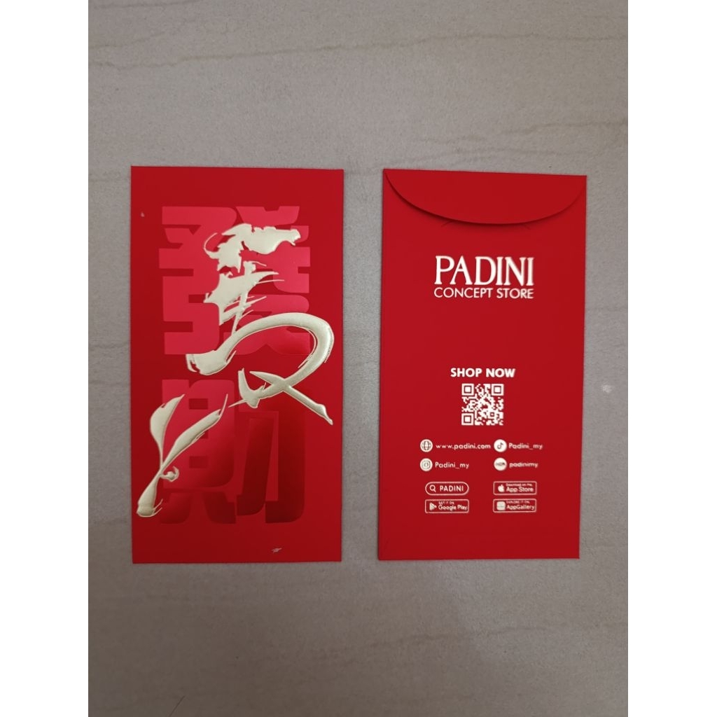 KERTAS ANGPAO PADINI MALAYSIA - CHINESE NEW YEAR RED PACKET