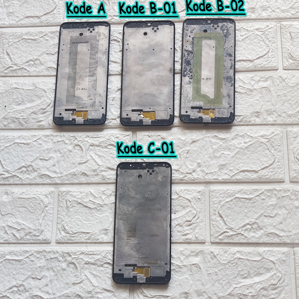 Frame Samsung A20 - A205F Tatakan LCD Original Copotan - Dudukan Layar HP | Abhira Store