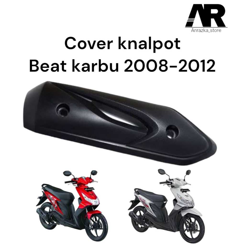 cover knalpot beat karbu - tameng knalpot beat karbu - pelindung knalpot beat karbu - tutup knalpot 