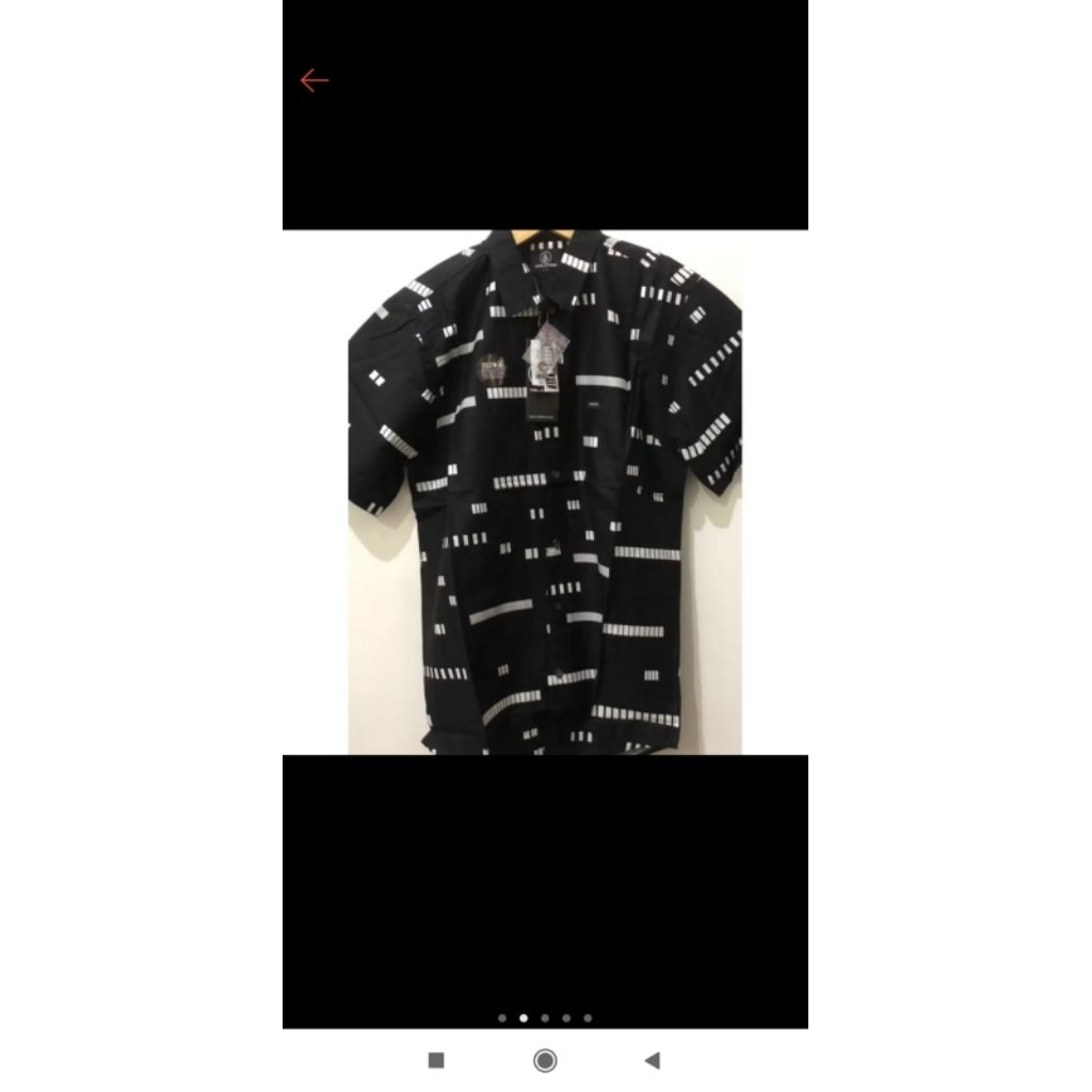 preloved pl/second/bekas kemeja pria/cwok premium volcom like new