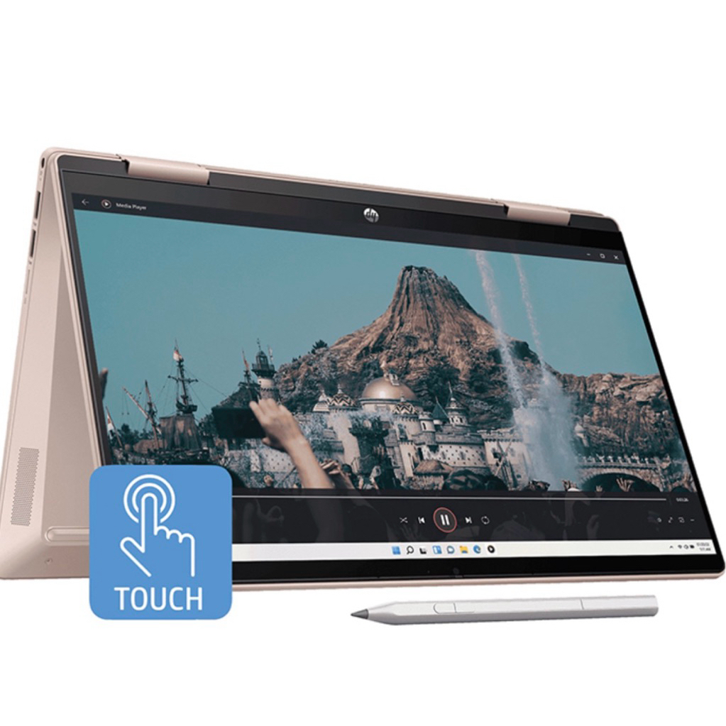 HP PAVILION X360 14inc Core i5-120U TOuchscreen Rose Gold