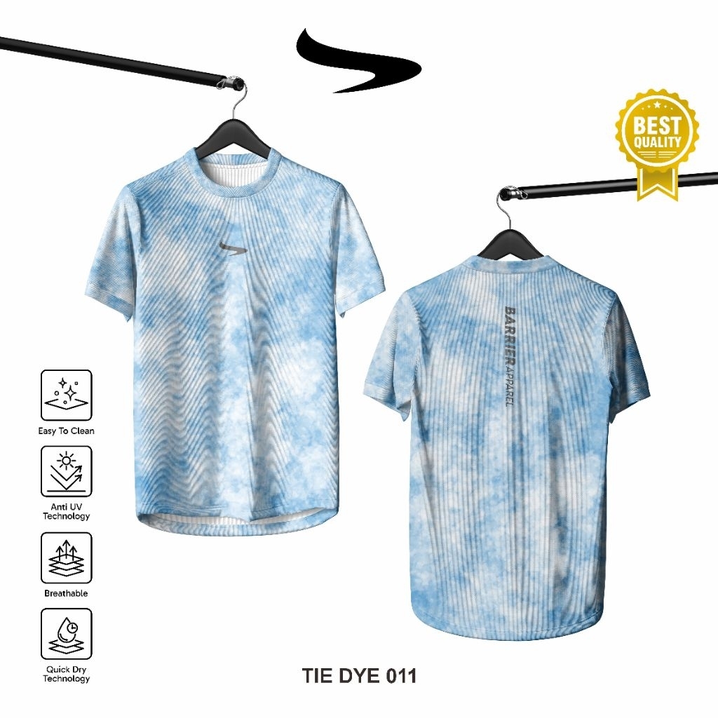 KAOS JERSEY TIE DYE - JERSEY RUNNING PRIA & WANITA - JERSEY RUNNING TIE DYE