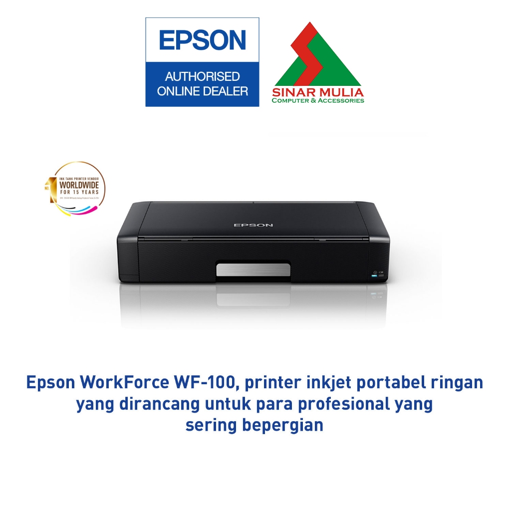 Epson Printer  WF100 Mobile Portable Garansi Resmi