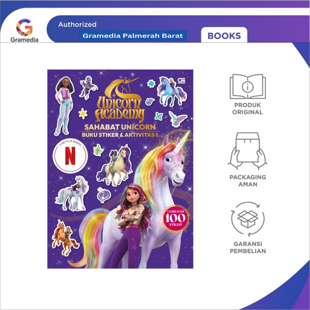 Unicorn Academy: Sahabat Unicorn - Buku Stiker & Aktivitas 1