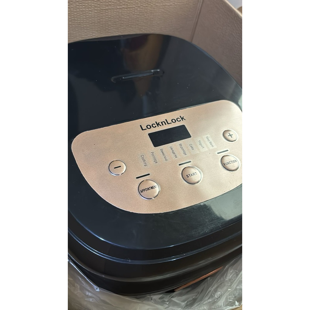 preloved lock and lock rice cooker low carbo 2 liter