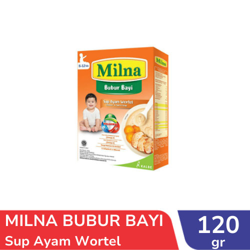 MILNA BUBUR BAYI RASA SUP AYAM WORTEL LABU 120GR