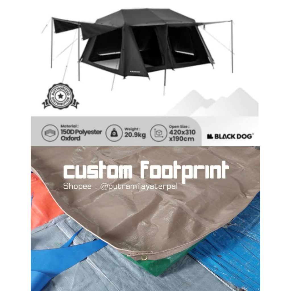 Footprint Tenda Blackdog  Cinema V2 / Alas Tenda Blackdog Cinema V2 CBD-2300ZP012