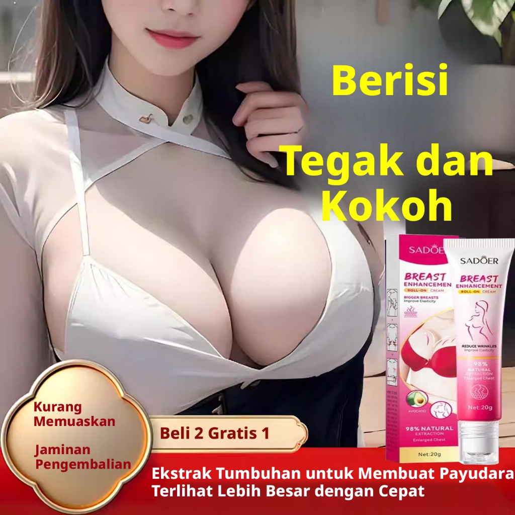 Krim Pembesar Payudara 20g Breast Enlargement Cream Pembesar Payudara Alami Estrogen Herbal Mengenca