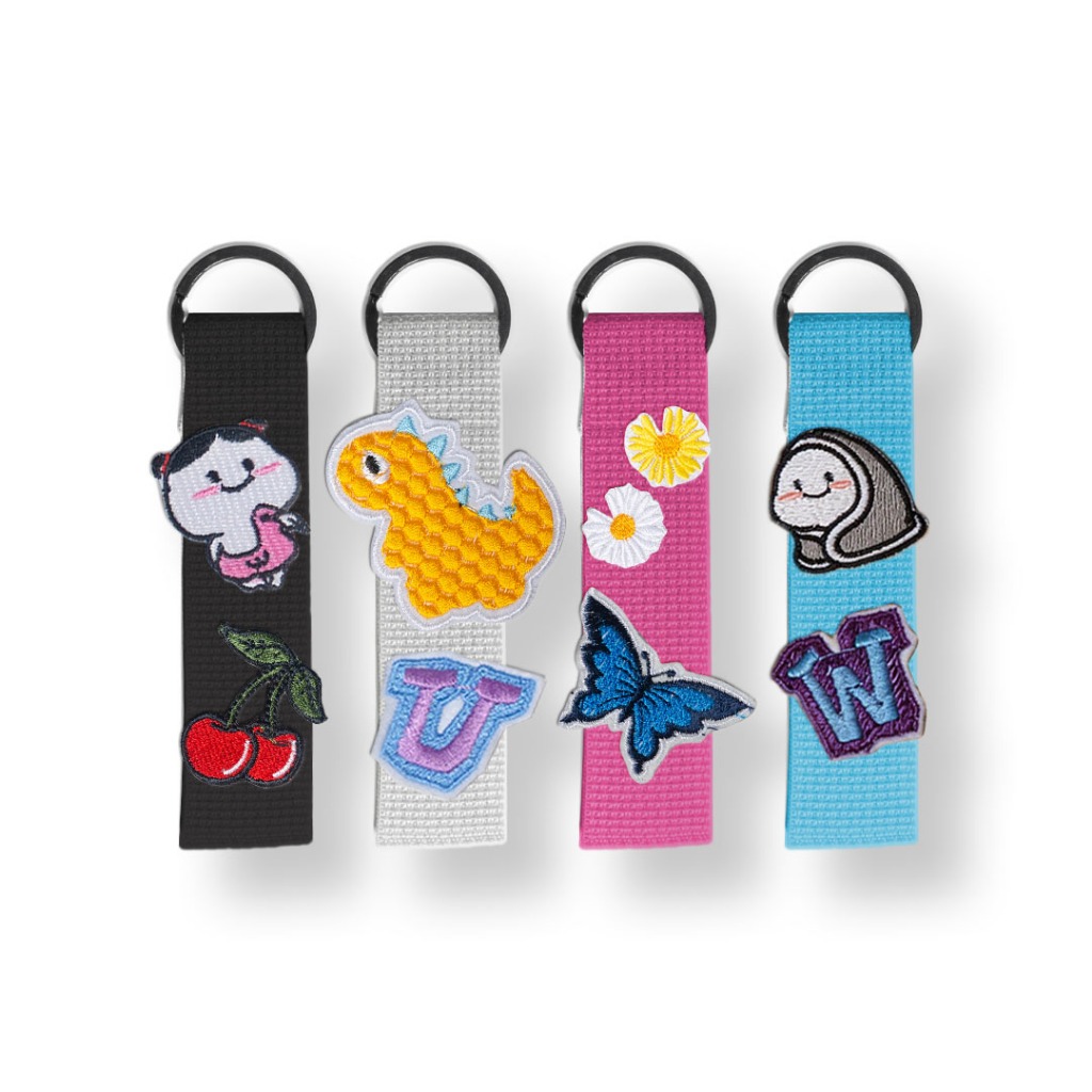 Ohio* Webbing Keychain Custom | Keychain Iron Pack Bordir Custom | Gantungan Kunci Webbing | Tali We