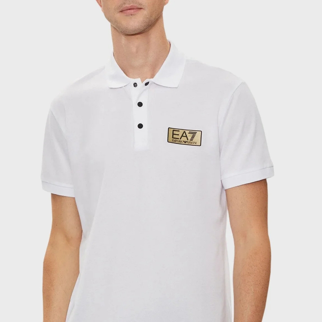 EA7 EMPORIO ARMANI GOLD LABEL POLO SHIRT