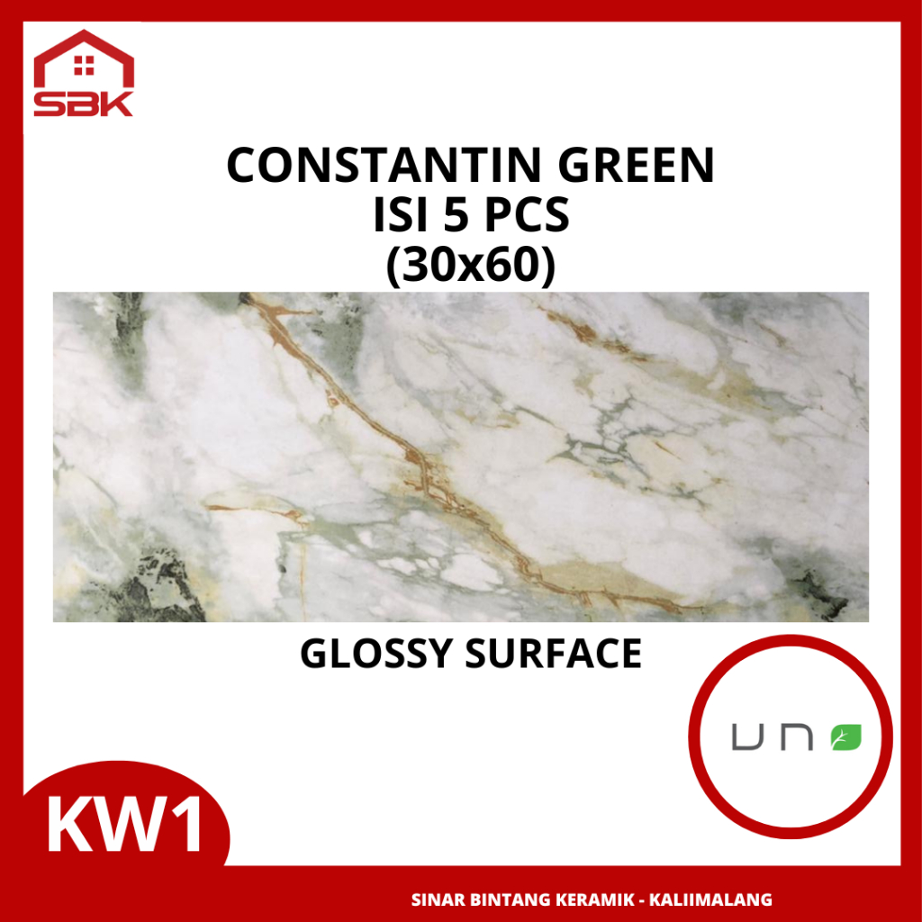 Keramik Dinding Kamar Mandi 30x60 Constantin Green