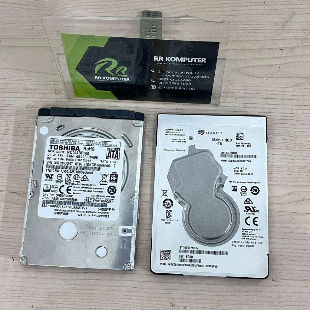 HDD 1TB SEAGATE DAN TOSHIBA 100%