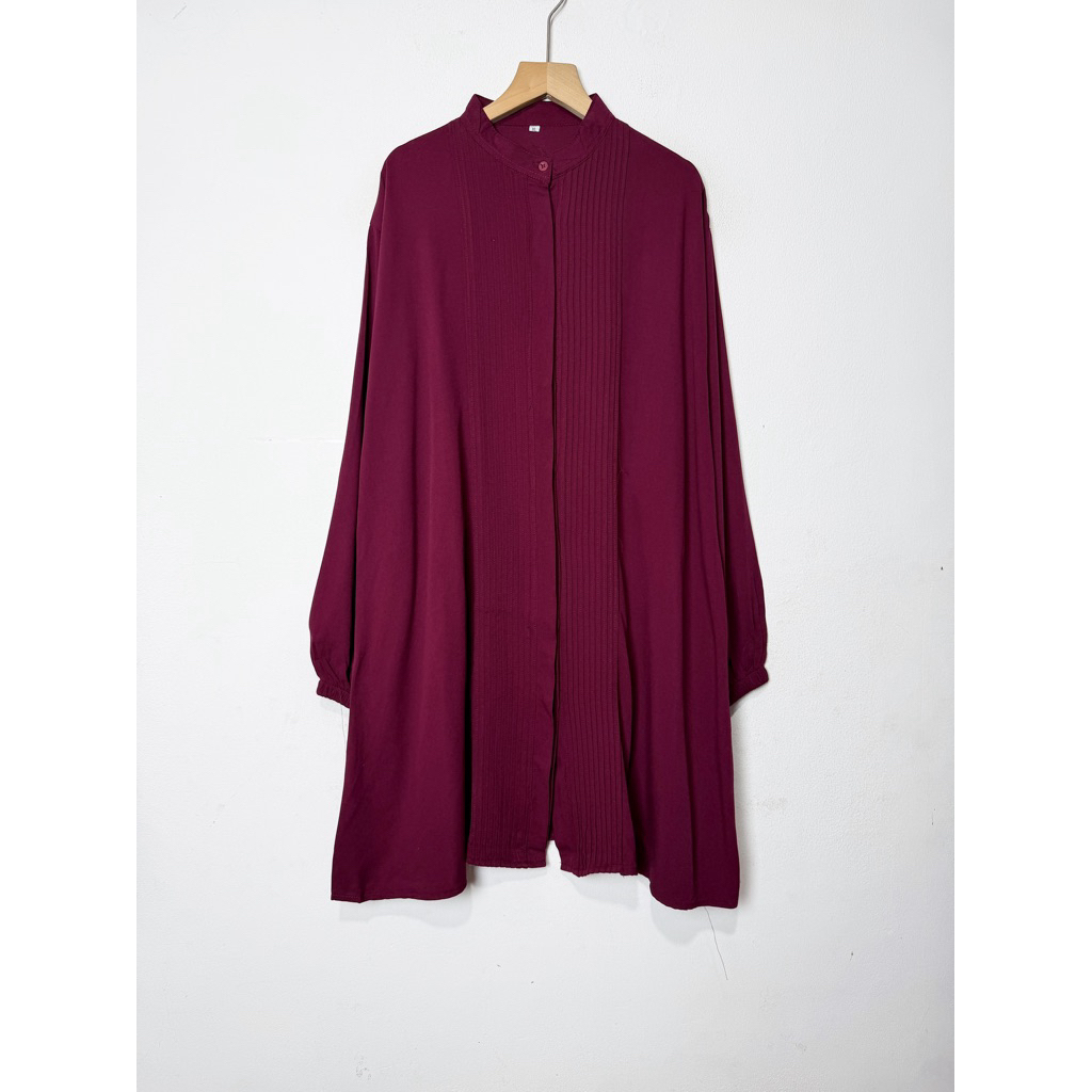 Almira Tunik LD 120 Atasan Wanita Polos Basic Bahan Rayon Twill Jumbo Premium