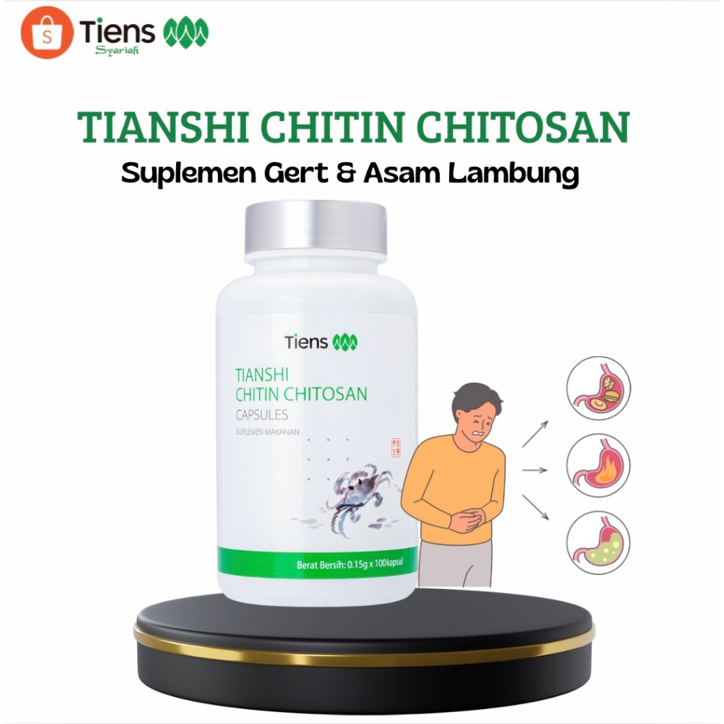 Terlaris Obat Asam Lambung Kronis Maag Asam Lambung Tiens Chitin Chitosan / Chitin Chitosan Asam Lam