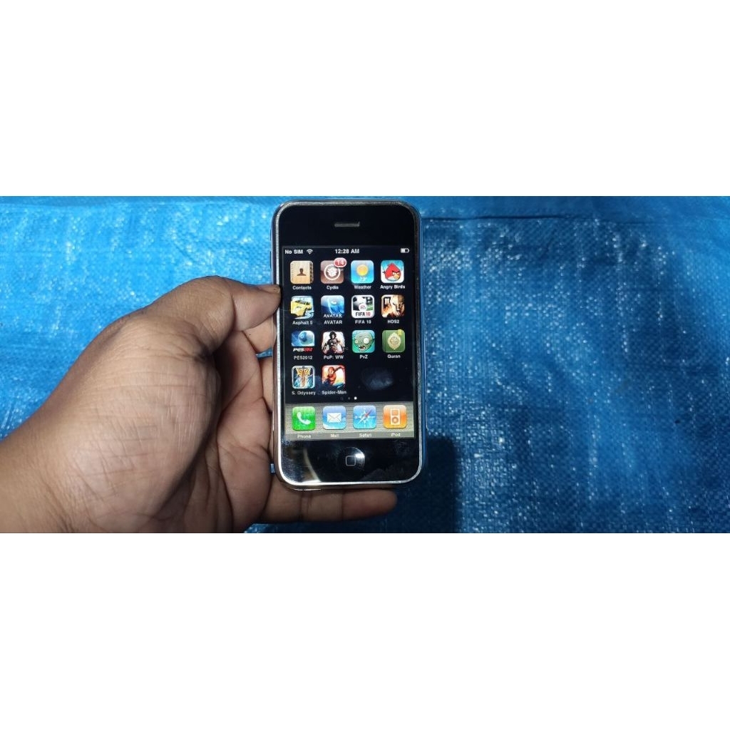 iPhone 2g 8gb original iPhone sudah Oprek full game HD buat koleksi