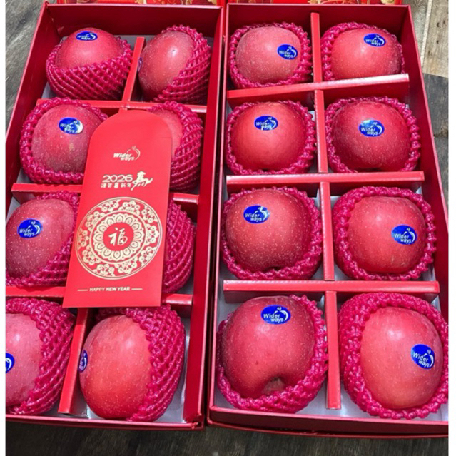 Apel Fuji Wangshan Giftpack Isi 8 Hampers Imlek