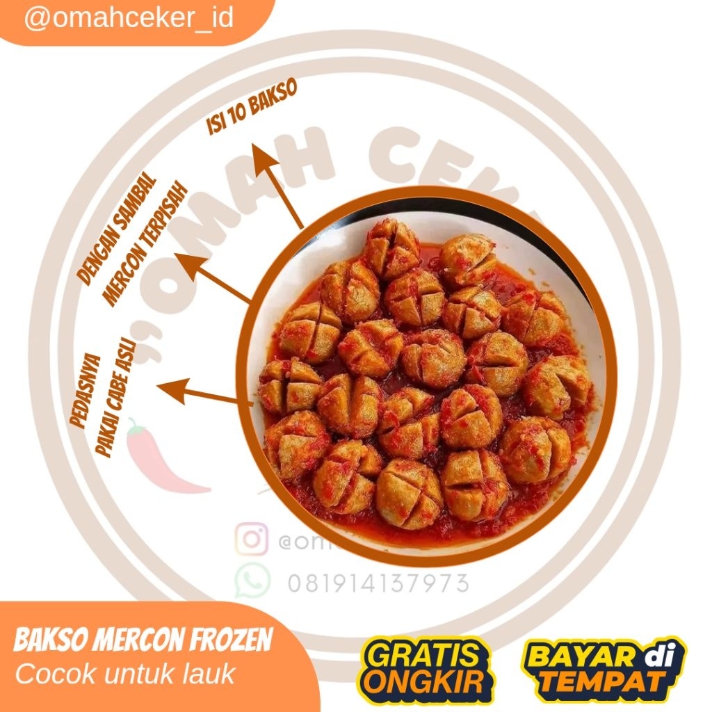 Bakso mercon frozen