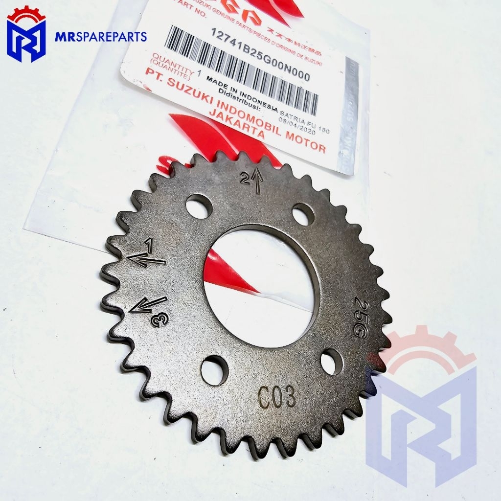 Gear Gigi Sentrik Gigi Teming Motor Satria Fu 150.