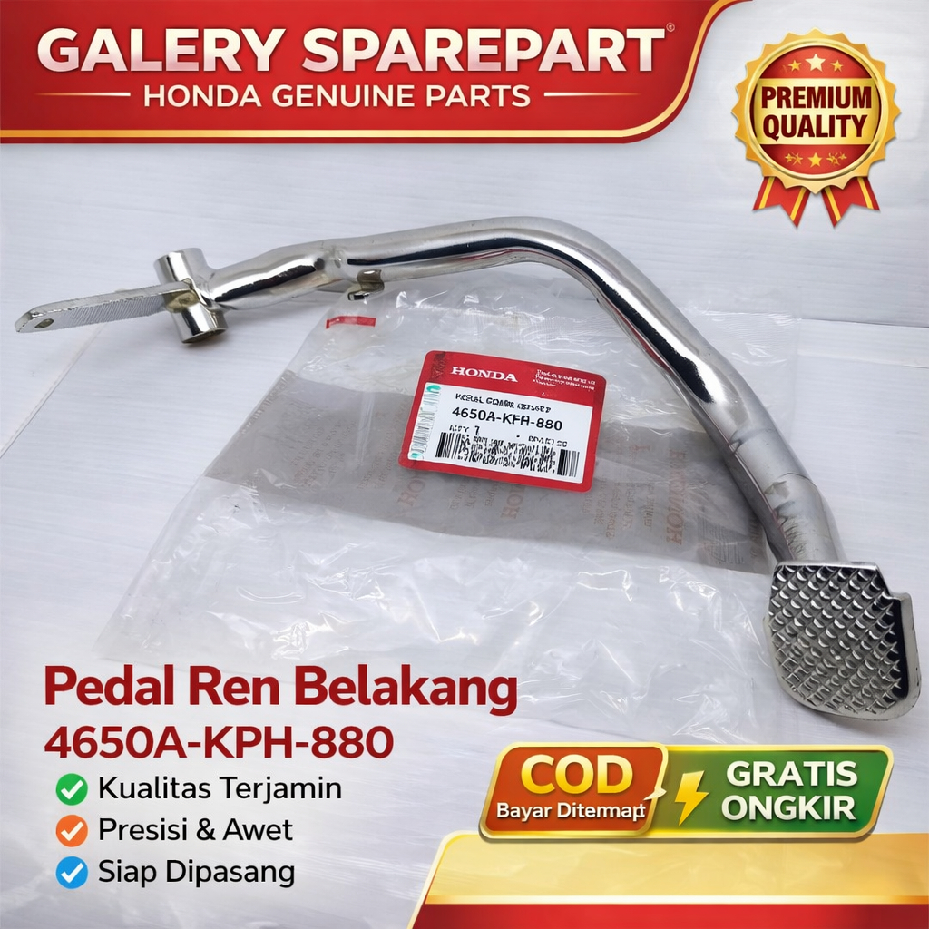 Pedal rem belakang Honda Karisma, Supra X 125 Lama, Revo Lama, Supra Fit 4650A-KPH-880