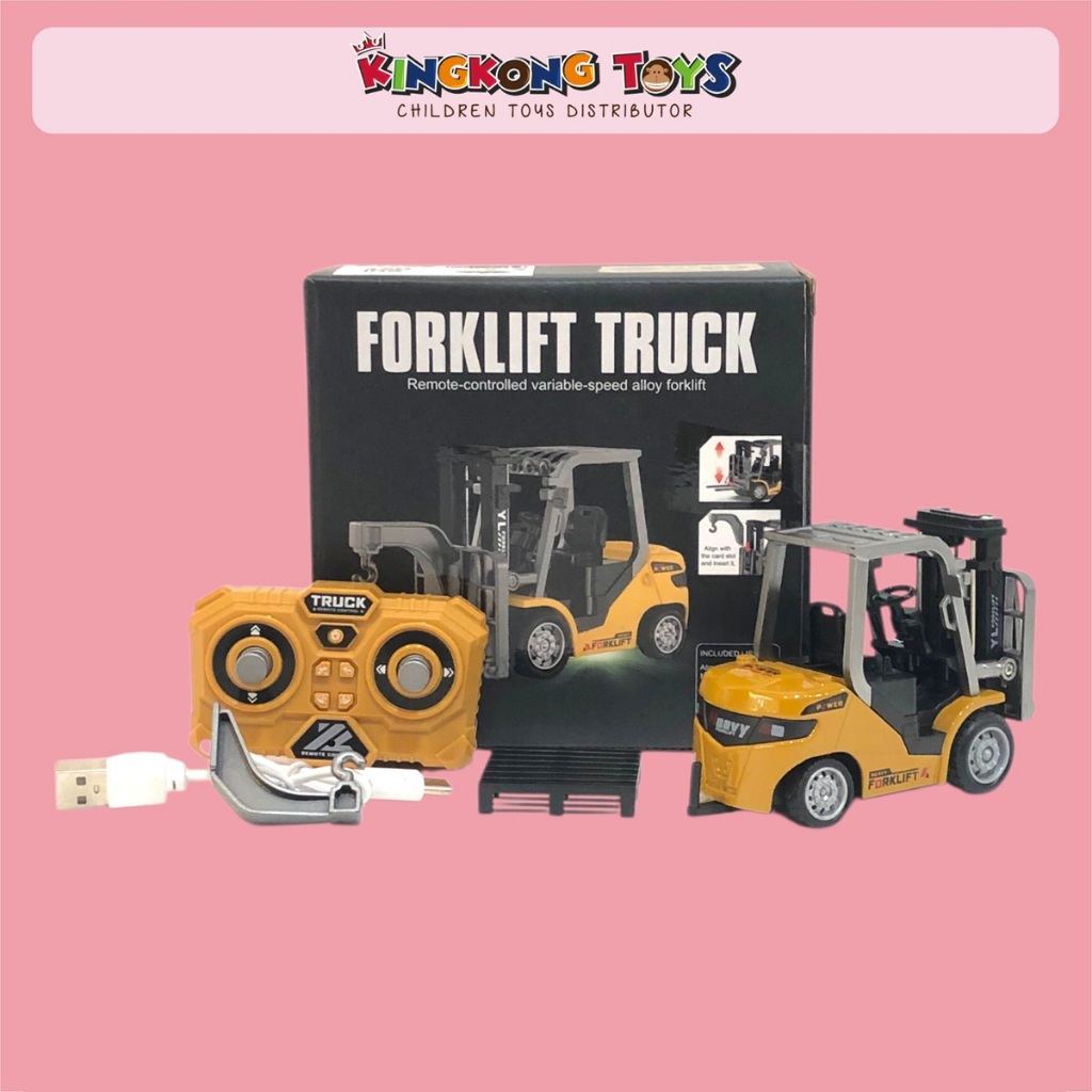 MAINAN REMOT CONTROL FORKLIFT TRUCK / MAINAN MOBIL-MOBILAN REMOT KONTROL / MAINAN ANAK LAKI-LAKI