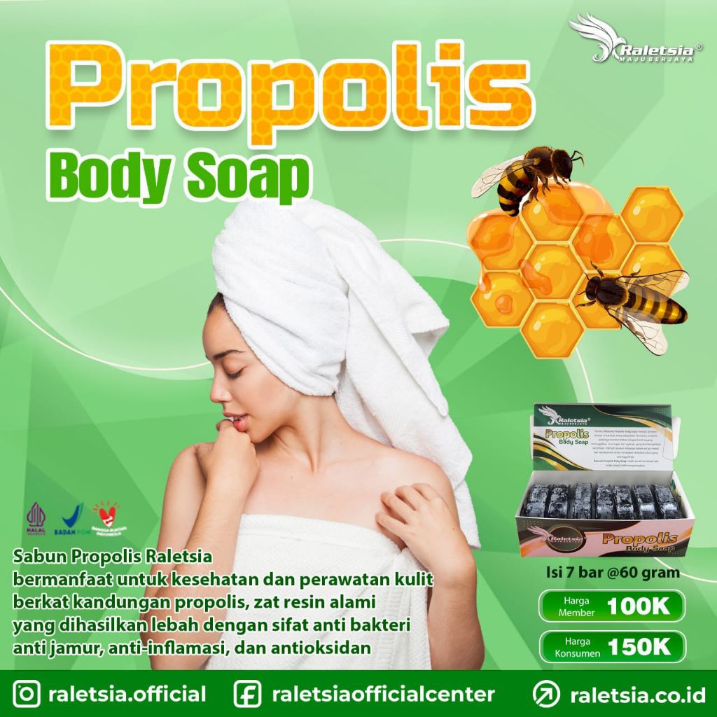 Propolis Body Soap By Raletsia
