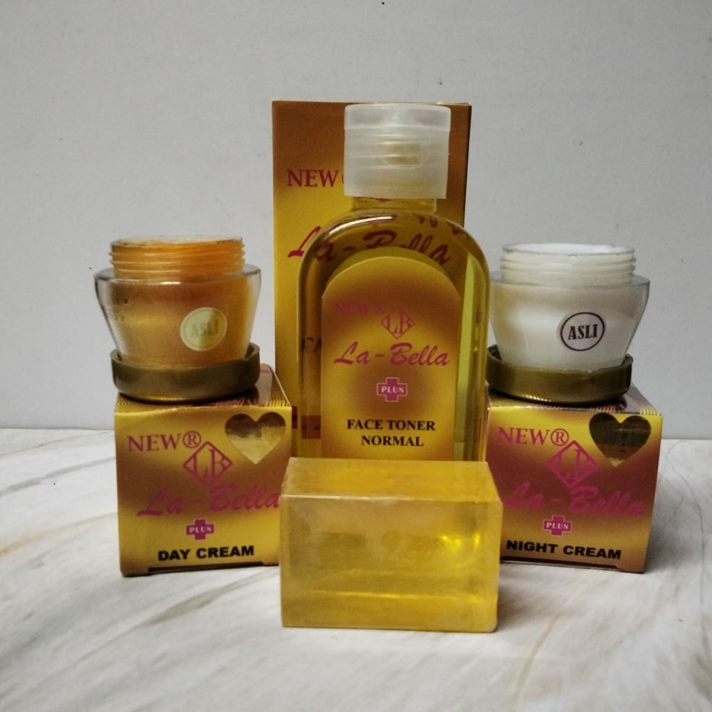 Paket Cream La-Bella Original Day & Night + Toner La-Bella Perawat Wajah