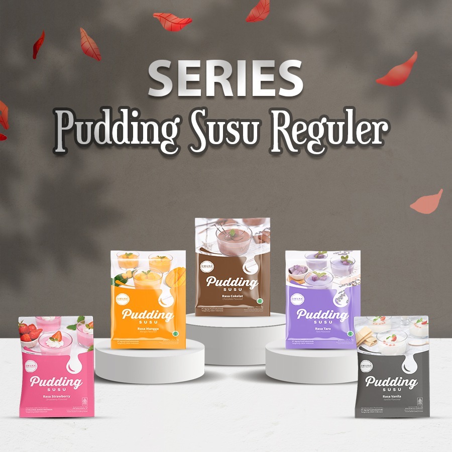 [SERIES PUDDING SUSU] Puding Susu Milky Pudding Aneka Rasa Dessert Instant Omura Powder