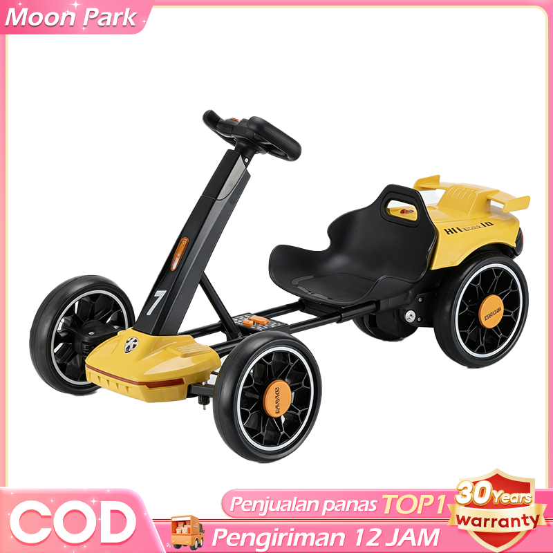 BEIGE Gokart Listrik Anak Lipat Extendable Bisa Dinaiki Mainan Anak