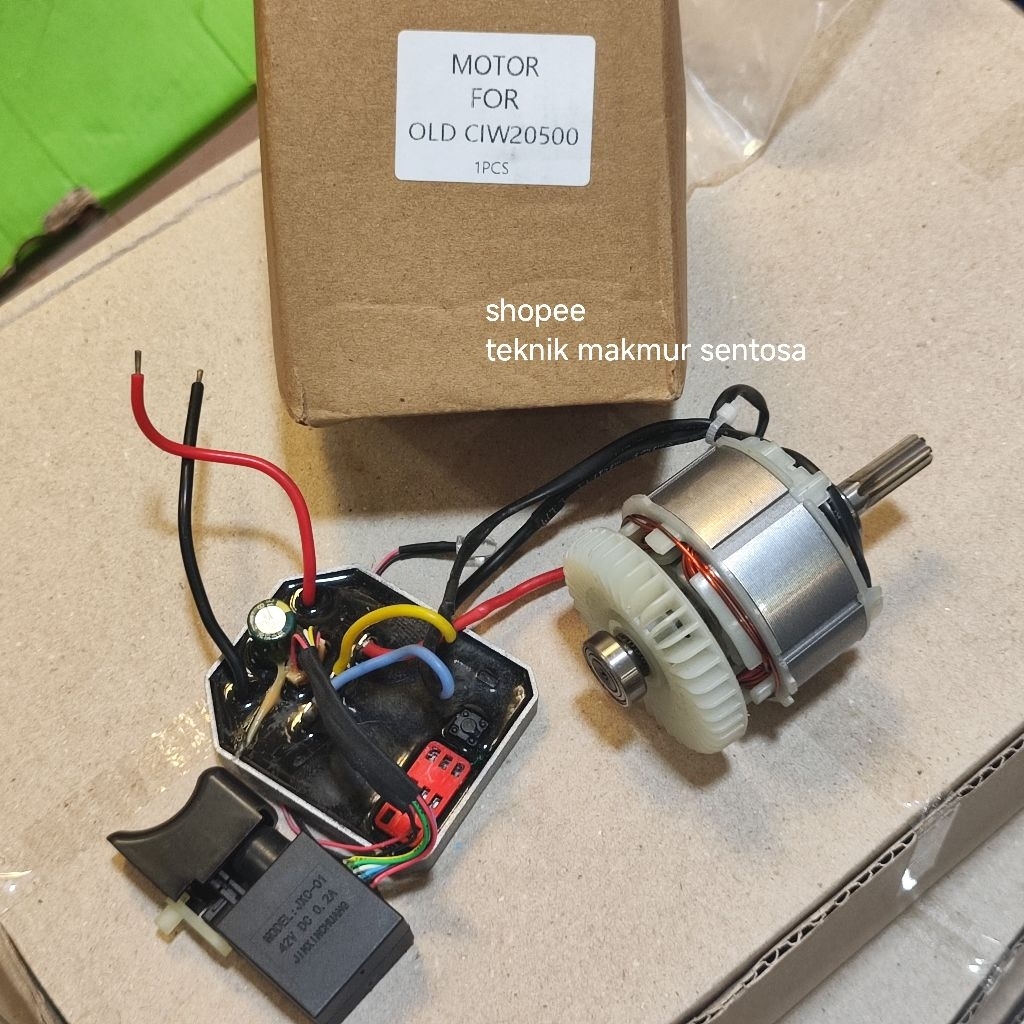 Dinamo Mollar CIW20500 Motor Cordless Impact Wrench Baterai CIW 20500 Mesin Pembuka Baut Ban