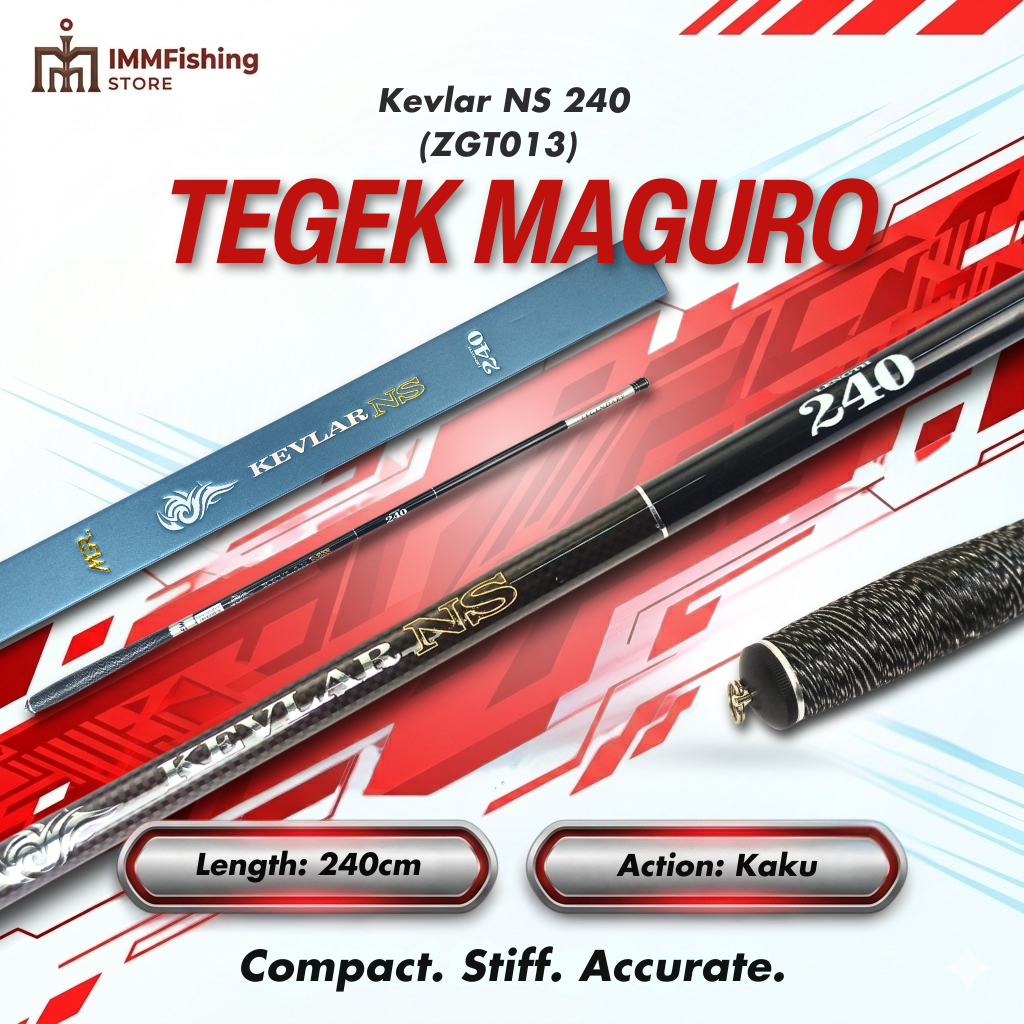 TEGEK MAGURO KEVLAR NS | Tongkat Pancing