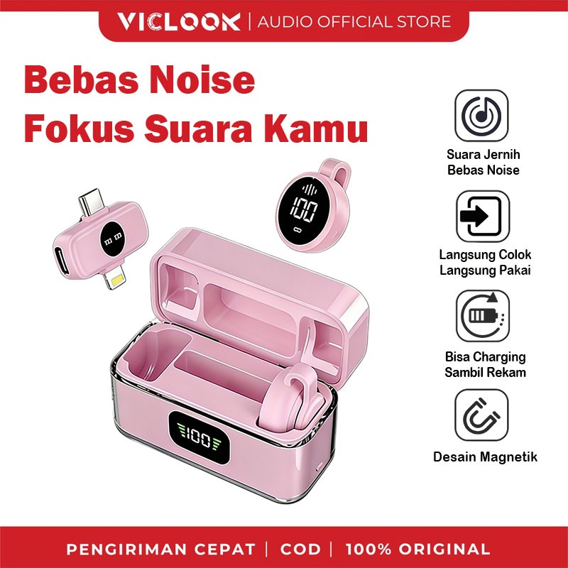 Pink 2-in-1 Mic